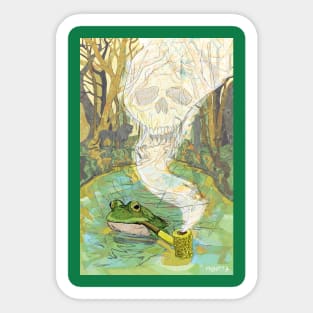 Corn-Cob Frog Sticker